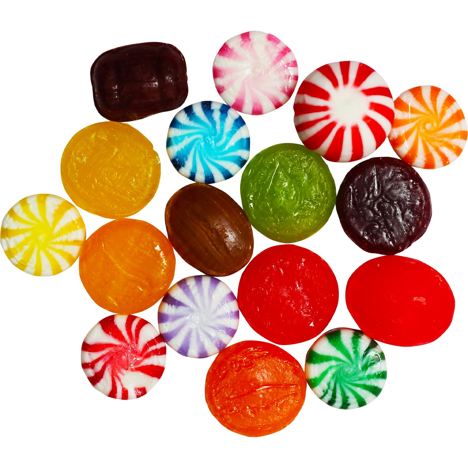 Lalees Bulk Hard Candy - 4 Pounds Individually Wrapped Classic Mix - Approx 300 Pieces - Office Candy Variety Pack for Desk, Front Counter, Lobby