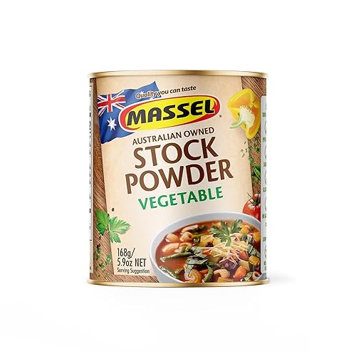 Massel Vegetable Style Bouillon Powder | 5.9 oz | Plant Based Broth & Soup Base | Gluten & Dairy Free, Vegan