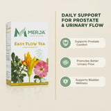 Merja Herbs Easy Flow Tea - Tea for Prostate Support - Mediterranean Loose Tea - Caffeine Free - 100% Natural & Premium Quality 250gr 8.82 oz