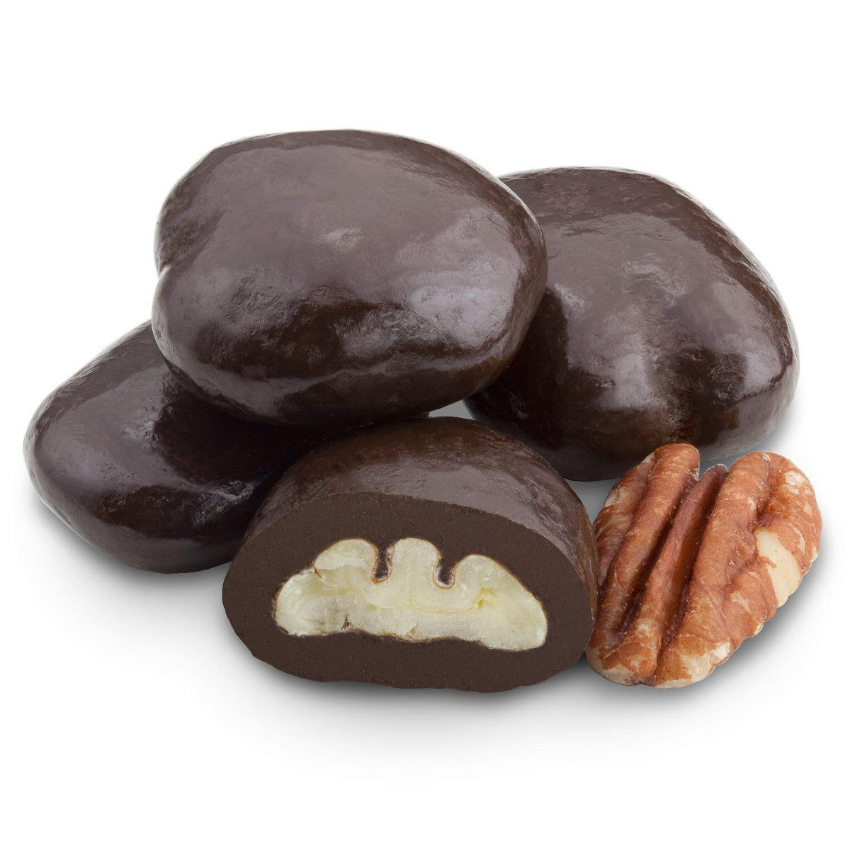Dulcefina chocolate and Sweets, Dark Chocolate Gran Marnier Pecans (2 Lbs)