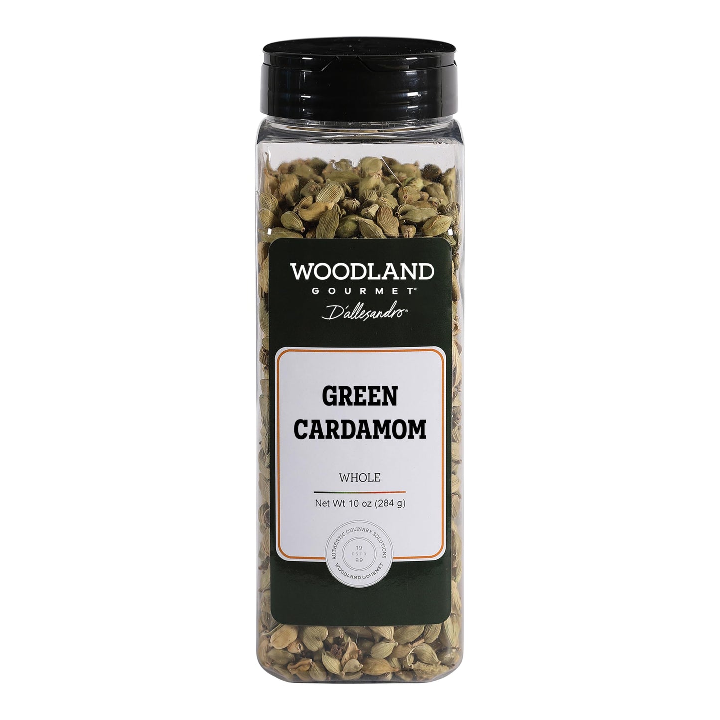 Green Cardamom Pods, 10 oz - Whole Cardamom Spice for Chai, Baking & Indian Cooking - Aromatic Sweet Floral Spice by Woodland Gourmet