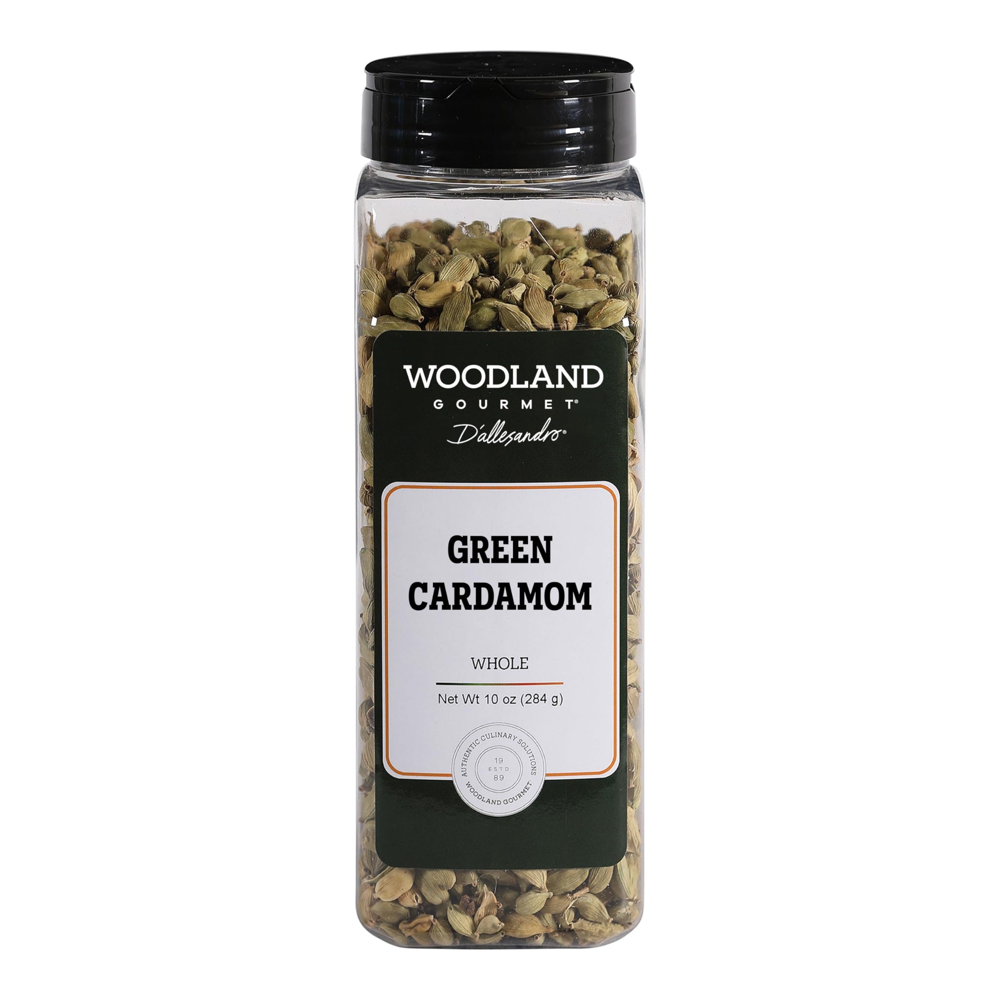 Green Cardamom Pods, 10 oz - Whole Cardamom Spice for Chai, Baking & Indian Cooking - Aromatic Sweet Floral Spice by Woodland Gourmet