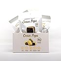 White Chocolate Brownie Pops (Full Case) Gluten-Free, High Protein (10g), Low Sugar, Guilt-Free Snack with Clean Ingredients - No Seed Oils - Kid