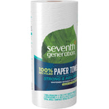 Seventh Generation 100% Recycled Paper Kitchen Towel Rolls, 2-Ply, 11 x 5.4, 156 Sheets/Roll, 24 Rolls/Carton