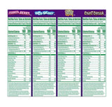 Monster Breakfast Variety Pack Cereals | Featuring Boo Berry, Frankenberry and Count Chocula Flavored Cereals | Bundled with Halloween Fun Marshmallow