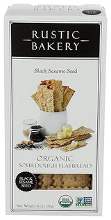Rustic Bakery, Flatbread Black Sesame Organic, 6 Ounce