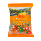 Sanniti Arancini Sparkling Candy, 6.17 oz (175g) Fizzy Orange Hard Candy with Natural Flavor from Italian Oranges, Product of Italy