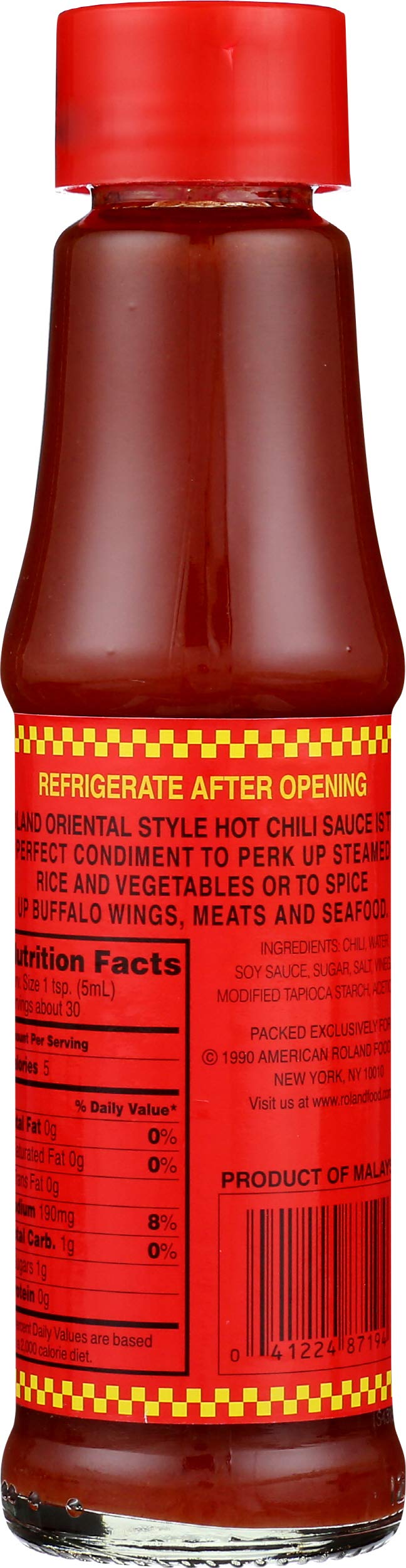 ROLAND Hot Chili Sauce, 5 FZ
