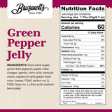 Braswell’s Sweet and Savory Jellies, Jams, and Preserves - Small-Batch, Renowned Specialty, Made in USA, Since 1946 (10.5 Ounce, Green Pepper)