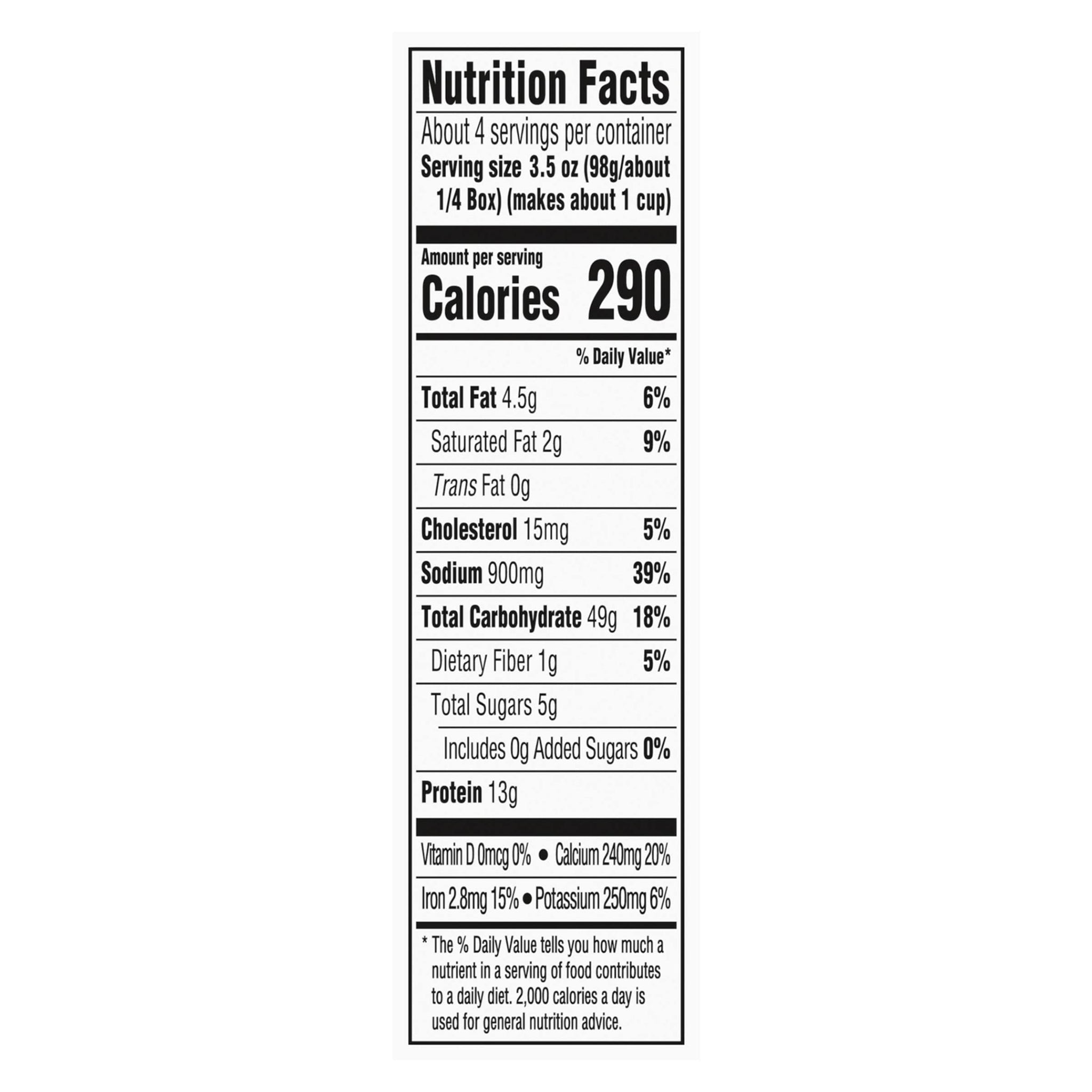 Kraft Deluxe Mac and Cheese, 1 Box, for Easy Dinner or Dinner Sides, Sauce Made with 2% Milk Cheese, No Artificial Dyes or Flavors, 14 oz