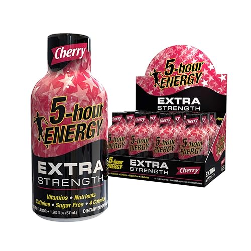 5-hour ENERGY Shot, Extra Strength Cherry, 1.93 Ounce, 12 Count
