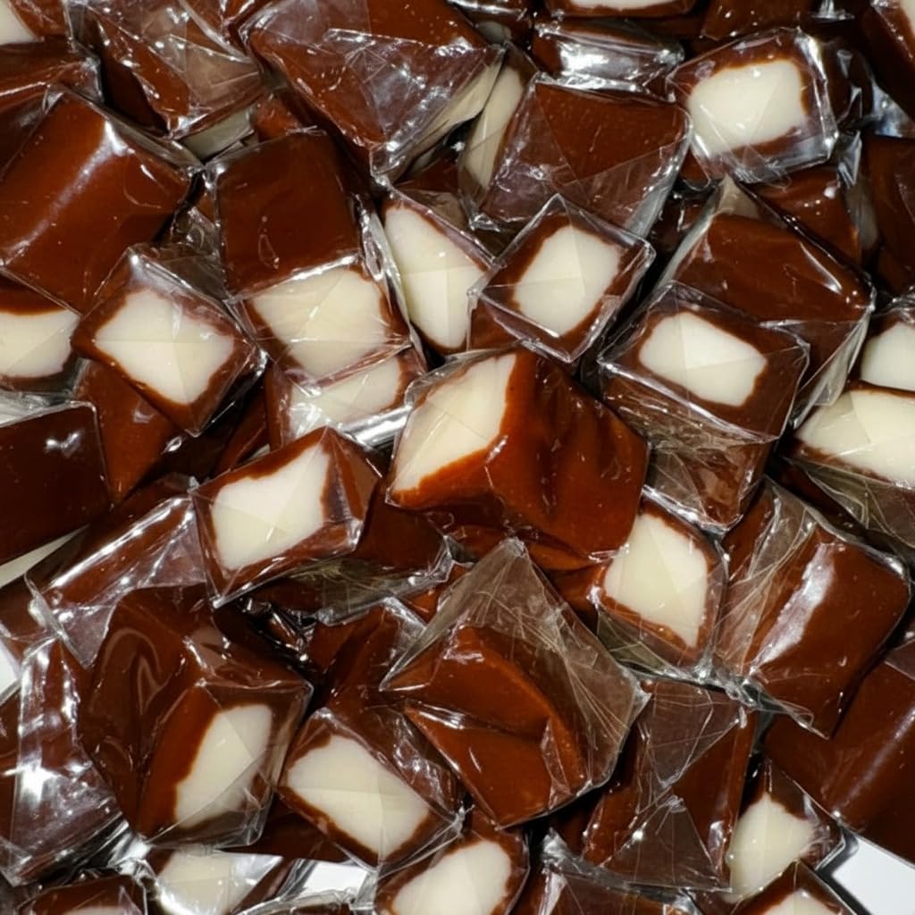 Caramel Cubes Candy - Individually Wrapped Classic Chews by TwistedTreatz - Classic Original, Sea Salt, Apple & Assorted Flavor Chews- 8oz Bag, 1 lb