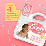 Dreft Liquid Laundry Detergent for Babies Unscented Laundry Detergent, 150 fl oz, 114 Loads