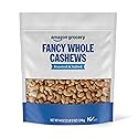 Amazon Grocery, Fancy Whole Cashews, Roasted & Sea Salted, 44 Oz (Previously Happy Belly, Packaging May Vary)