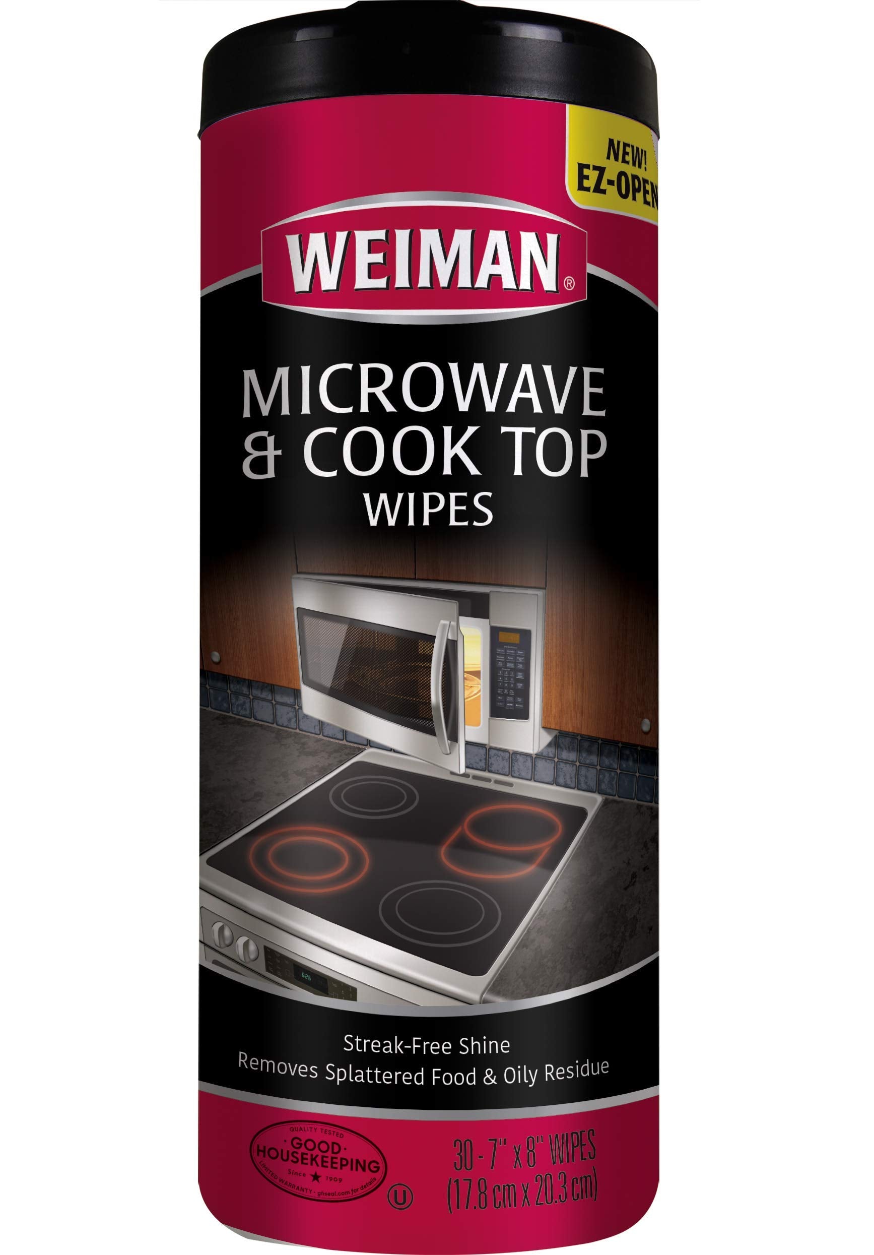 Weiman Microwave & Cook Top Wipes - 30 Count (Pack of 4)