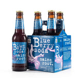 Maine Root Soda - Fair Trade Craft Soda in Glass Bottles (Blueberry 12 Pack)