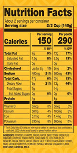 Tasty Bite Vegetable Tikka Masala, 10 Ounce, Pack of 6, Ready to Eat, Microwavable Entree, Vegetables Simmered With Cashews (Packaging may vary)