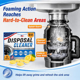 Garbage Disposal Cleaner Deodorizer Tablets, 24 Pack Foaming Disposal Cleaner Tablets, Sink Disposal Cleaner Garbage Disposal Freshener, Citrus