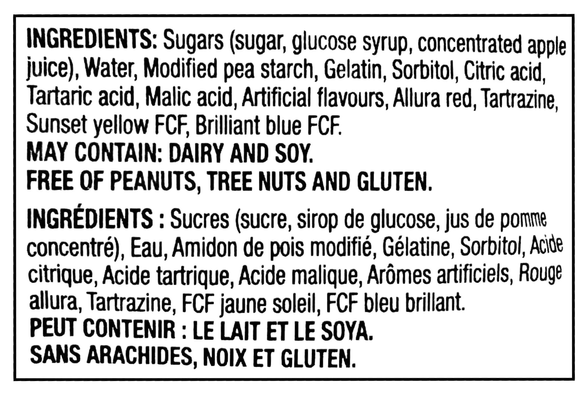 Huer Sour Suckers Gummy Candy, 120g/4.2 oz., Peg Bag, {Imported from Canada}, 1
