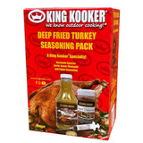 King Kooker Deep Fried Turkey Seasoning Pack - King Kooker Garlic Butter with Herbs Injectable Marinade-16 oz., Cajun Seasoning- 7 oz., 1 oz. Marinade