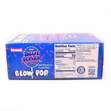 Charms Blow Pop Lollipops - Individually Wrapped Dual Candy and Gum Suckers - Peanut Free, Gluten Free - Bulk Treat for Kids and Adults - Blue Razz