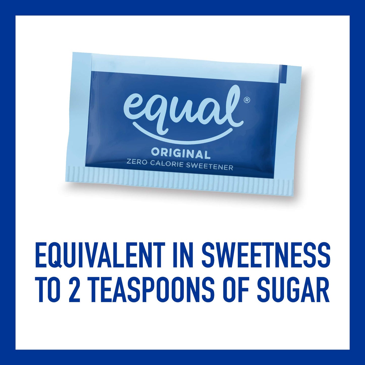 EQUAL 0 Calorie Sweetener, Aspartame and Acesulfame-K Sweetener Packets, Zero Calorie Sugar Alternative, Erythritol Free, 2000 Ct (Pack of 1)