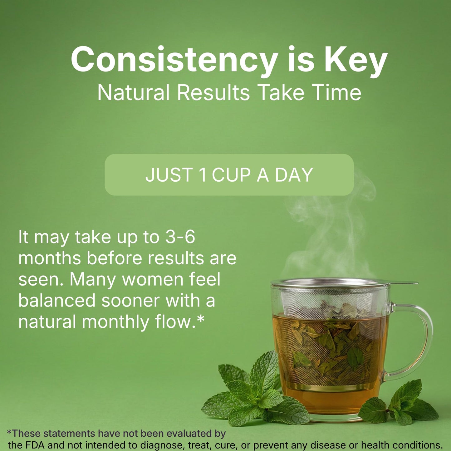 Aluna Well Organic Spearmint Tea - Supports Hormonal Balance and Wellness for Women, 4 Week Loose Leaf Herbal Tea, Caffeine-Free, 2 oz