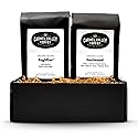 Carmel Valley Coffee Roasting Signature Icons Gift Box, Organic Whole Bean Coffee Gift Set Featuring Foglifter® French Dark Roast & Eastwood Medium