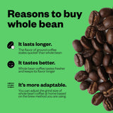 Counter Culture Whole Bean Coffee 2-Pack (Big Trouble - Medium Dark Roast & Slow Motion - Organic Decaf Medium Roast) Sustainably Sourced, Whole