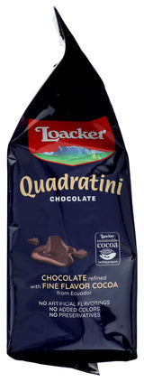 Loacker Quadratini Chocolate Wafer Cookies, 8.82 Ounce