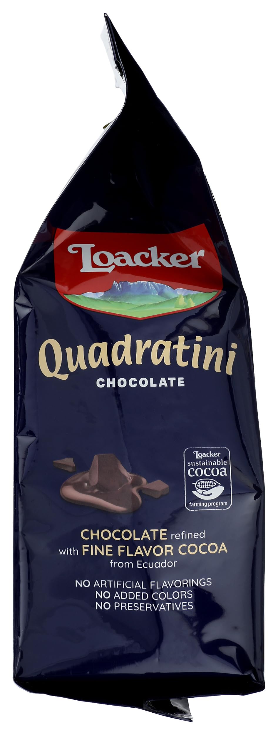 Loacker Quadratini Chocolate Wafer Cookies, 8.82 Ounce