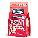 Lundberg Basmati Rice, Long Grain White Rice - Non-Sticky, Fluffy, Nutty, Aromatic Rice, Vegan Food, Healthy Meals, Gluten-Free Rice Grown in California, 32 Oz