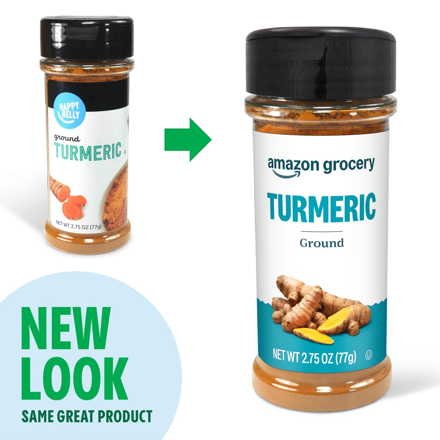 Amazon Grocery, Ground Turmeric, 2.75 Oz