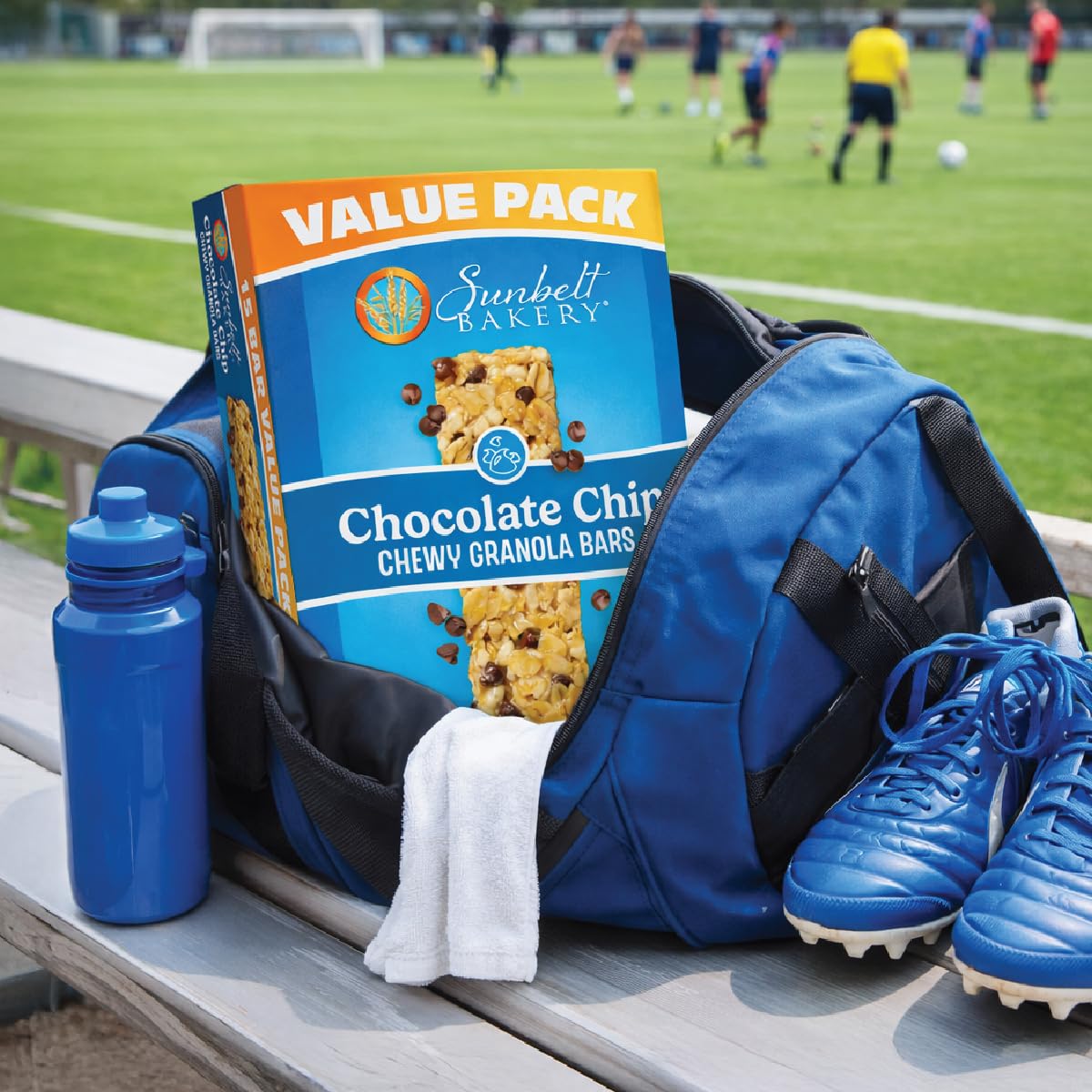 Sunbelt Bakery Chewy Chocolate Chip Granola Bars, 1.1 oz Bars, 15 Count