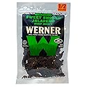 Werner Beef Jerky All Natural Meat Snack Half Pounder - High Protein Snack, Gluten-Free, No Artificial Ingredients, No Added MSG (8 Ounce) (Sweet