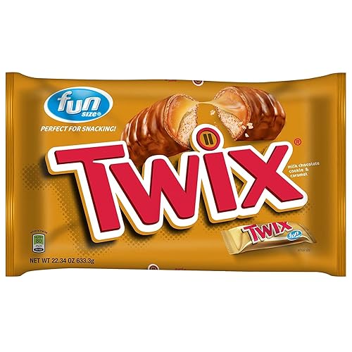 Twix Fun Size Cookie Bars - Caramel - 22.34 oz