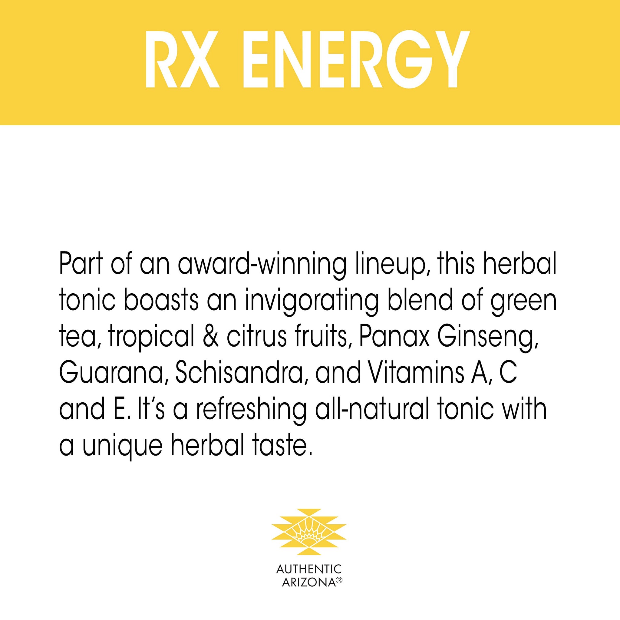 AriZona Rx Energy, 20 Fl Oz (Pack of 24)