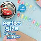 30 x Edible Cupcake Toppers - Racing Cars Themed Collection of Edible Cake Decorations | Uncut Edible on Icing Sheet