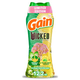 Gain In-Wash Laundry Scent Booster "Wicked: For Good" Limited Edition, Emerald Charm + Yellow Brick Wonder, 12.2 oz, Fresh Extender + Odor Protection