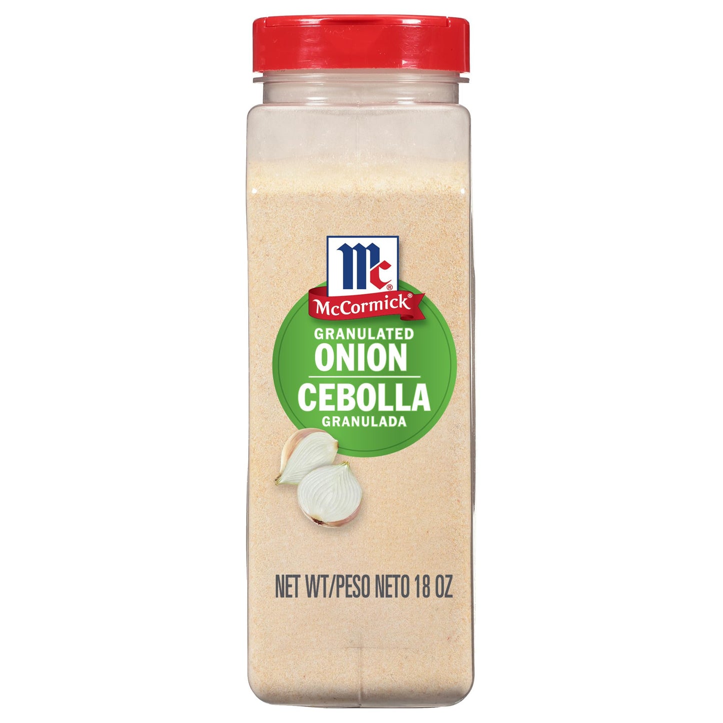 McCormick Granulated Onion, From Whole, White Onions, For Bringing Consistent Flavor to Meals & Recipes, 18 oz