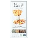 Rustic Bakery Organic Olive Oil and Sel Gris Flavored Sourdough Flatbread, Vegan, Non GMO, 6 Ounce (Pack of 12)