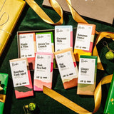 Raaka Chocolate Library Gift Box with Photo Booklet, Gourmet Bean-to-Bar Dark Chocolate, Organic, Vegan, Transparent Trade, Soy Free, Gluten Free