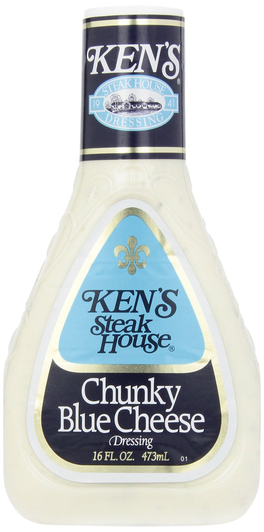 Ken's Foods Chunky Blue Cheese Dressing, 16 oz