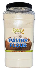 Pastry Flour | Baking Wheat Flour | by Dasher's Spice & Beans | 5 lb