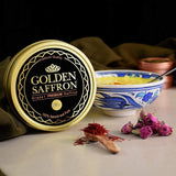 Golden Saffron, Finest Pure Premium All Red Saffron Threads, Grade A+ Super Negin, Non-GMO Verified. For Tea, Paella, Rice, Desserts, Golden Milk