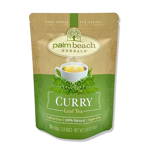 Palm Beach Medicinal Herbs - Curry Leaf Tea - Pure Herbal Tea Series, 30ct