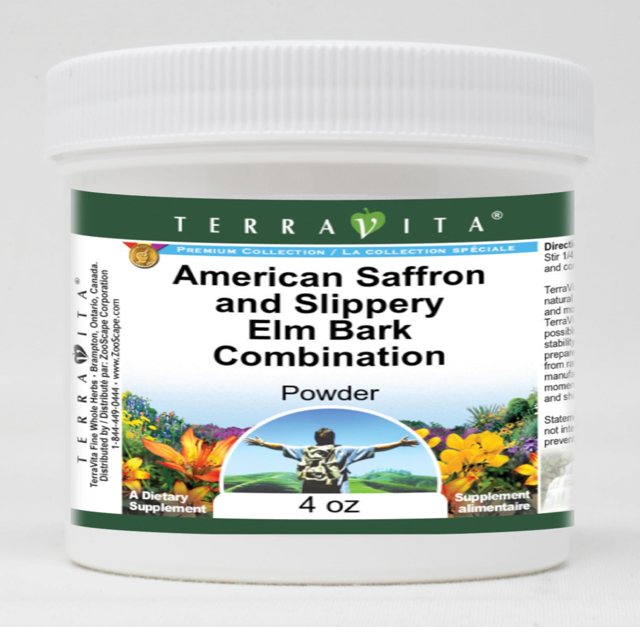 American Saffron and Slippery Elm Bark Combination Powder (4 oz, ZIN: 513639) - 3 Pack