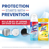 Lysol To Go Bundle - 1.5 Ounce Crisp Linen Disinfectant Spray and Lemon Lime Disinfecting Wipes Flat Pack