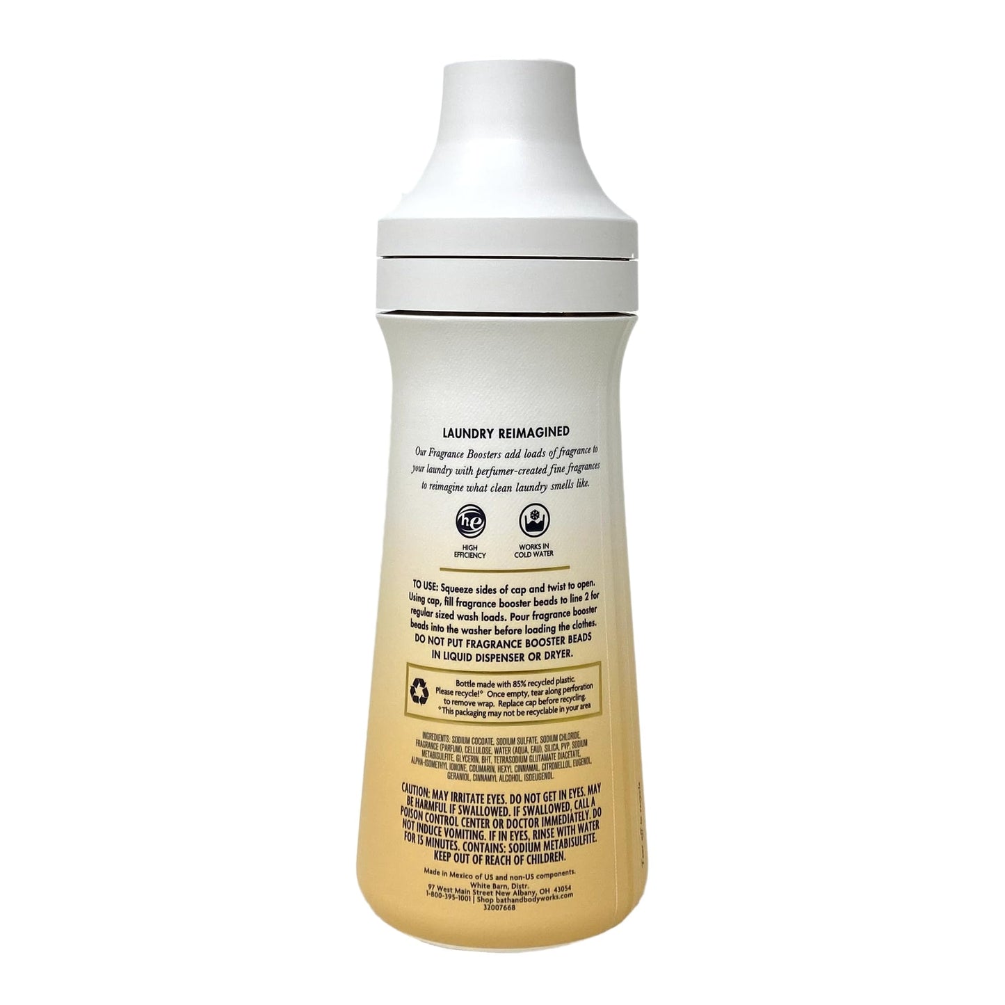 Bath & Body Works Vanilla Suede Fabric Care Detergent and Fragrance Booster Duo Set with a Natural Oats Bar Soap