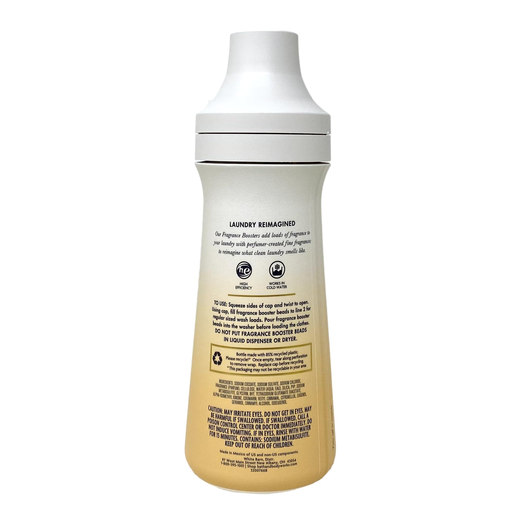 Bath & Body Works Vanilla Suede Fabric Care Detergent and Fragrance Booster Duo Set with a Natural Oats Bar Soap